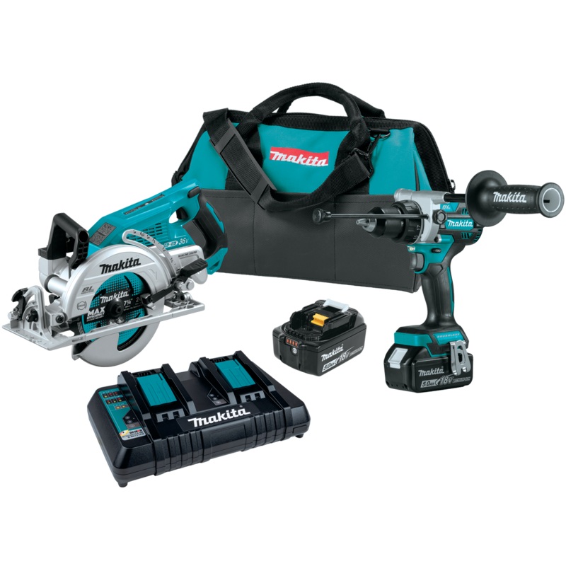 18V LXT LithiumIon Brushless Cordless 2Pc. Combo Kit (5.0Ah)