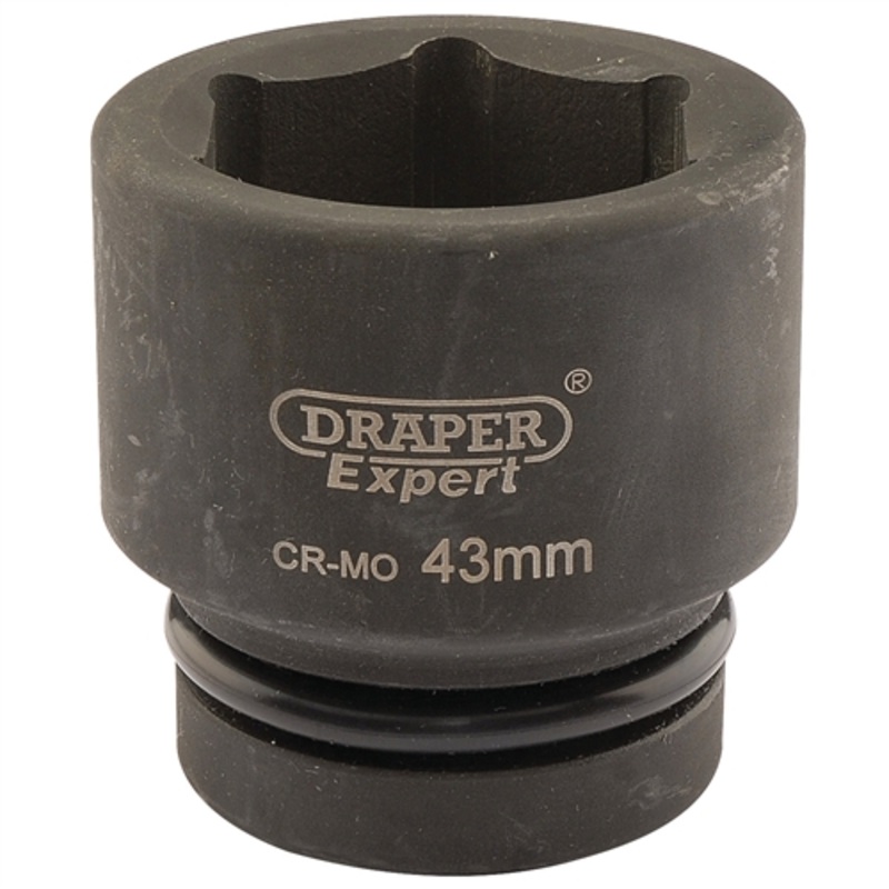 Draper Expert HI-TORQ 6 Point Impact Socket, 1″ Sq. Dr., 43mm