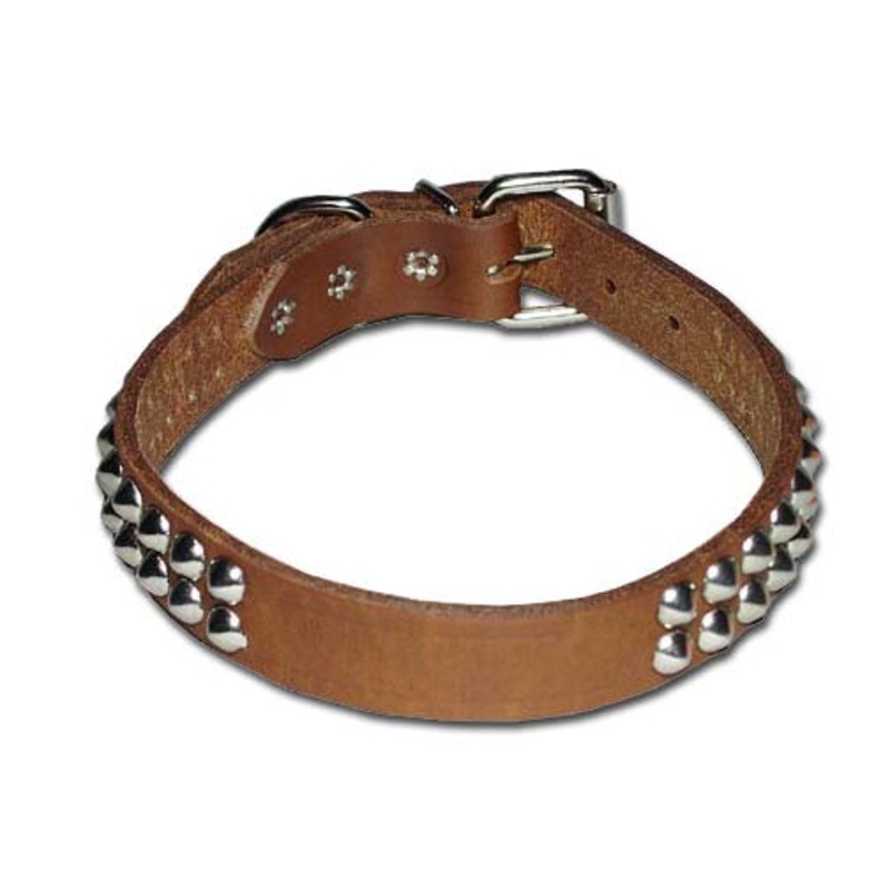 Leather Brothers 19″ w/ 2 rows of cone studs