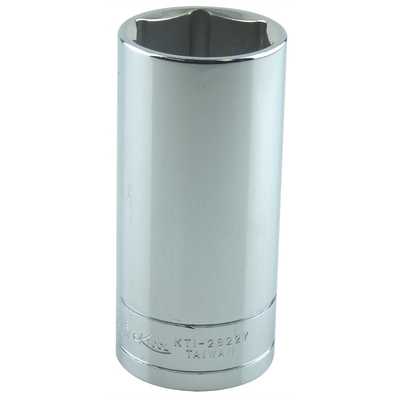 Socket 1/2 Dr Deep 6 Pt 27mm