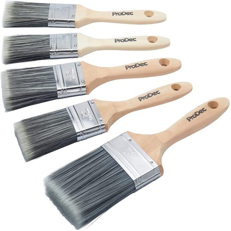 5pc Prodec Decorator Paint Brush Set Default Title