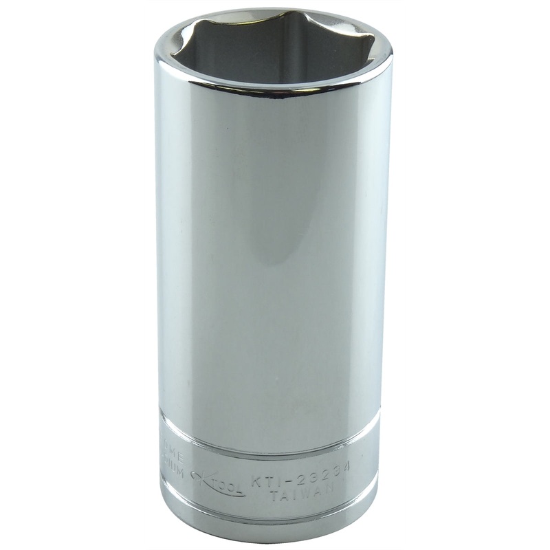 1/2″ Drive Deep 6 Point Chrome Socket, 1-1/16″
