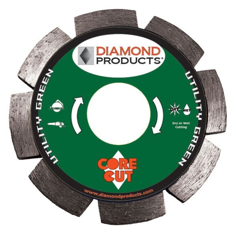 Utility Green Segmented Tuck Point Diamond Blades 4″ .250″