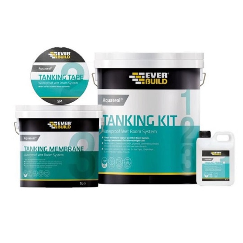 Aquaseal Wet Room System Tanking Kit – Standard