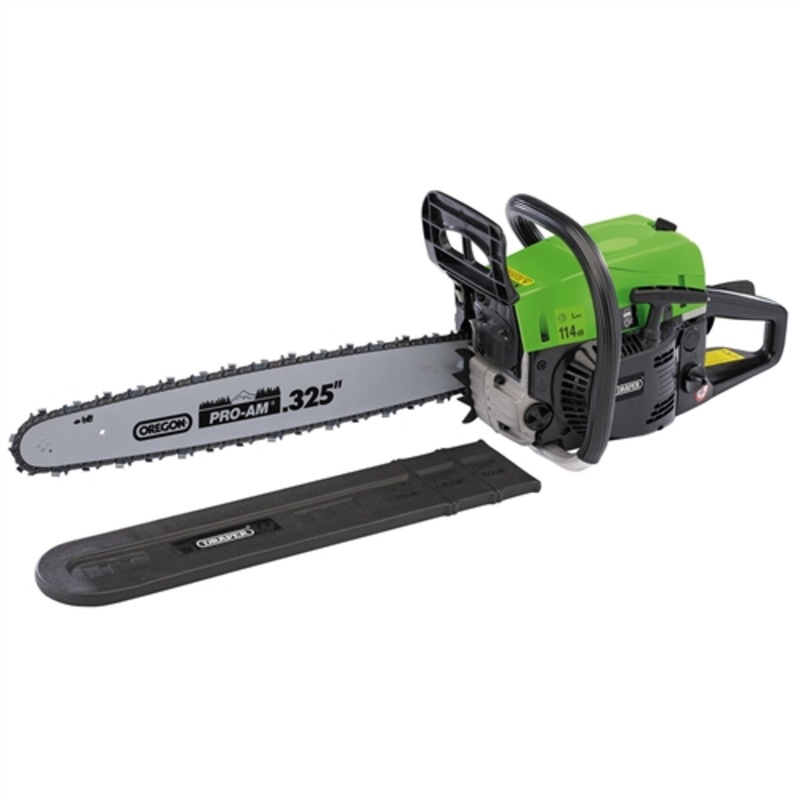 Draper Petrol Chainsaw, 500mm, 52cc