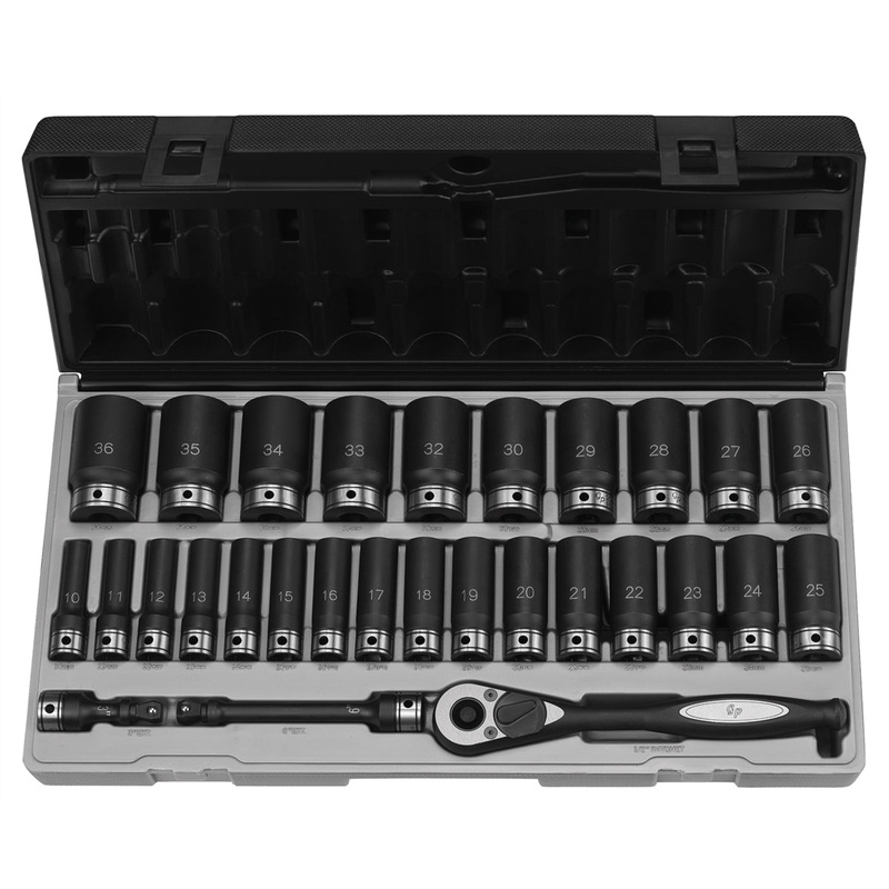 1/2″ Dr. 29pc Metric Deep Duo-Socket Set – 6 Pt. GRE82629MD
