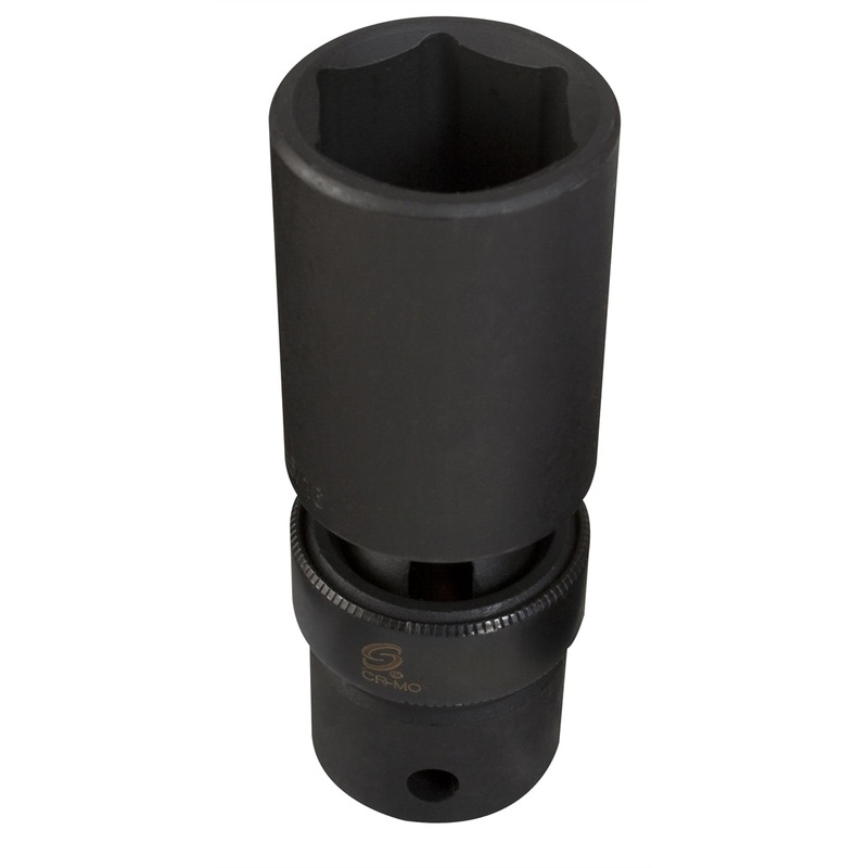 1/2″ Drive 6 Point Deep Universal Impact Socket 17mm