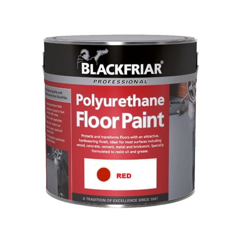 Blackfriar PU Floor Paint – Red 5lt Default Title