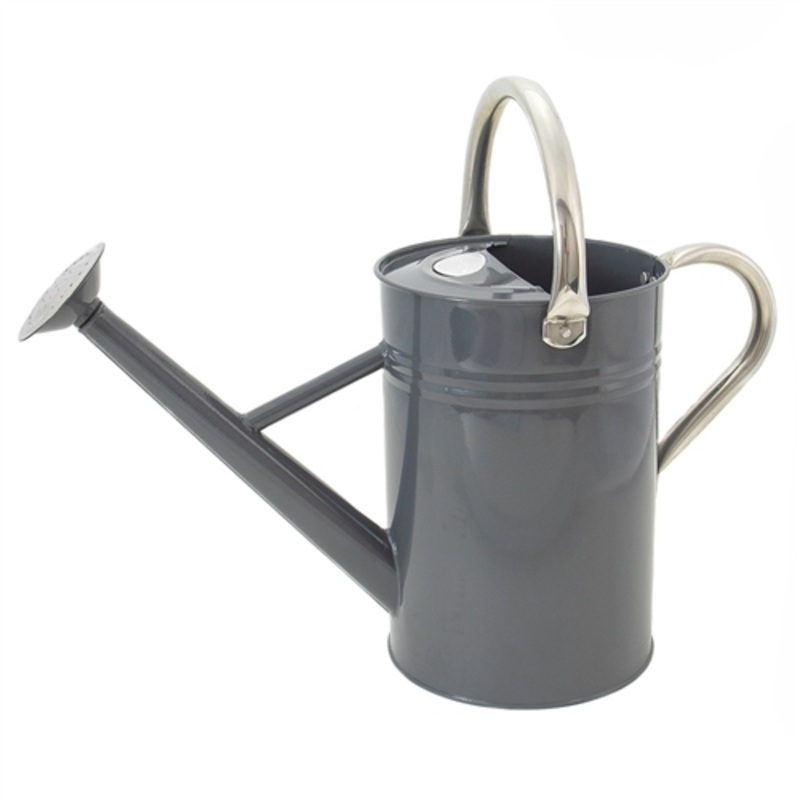 Kent & Stowe Kent & Stowe Metal Watering Can Cool Grey 4.5ltr