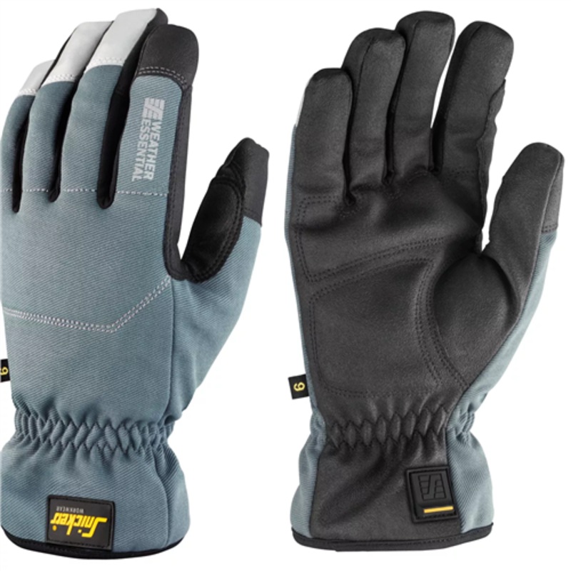 Snickers Weather Essential Gloves – Black/Rock Grey