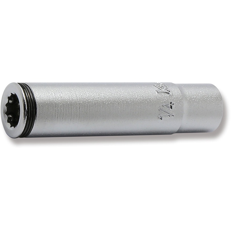 1/4″ Sq. Drive 12-Point SAE Deep Nut Grip Socket in 1/4
