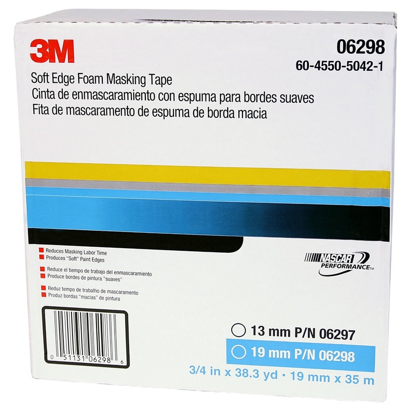 3M Soft Edge Foam Masking Tape  (D.A.R.T.) 19mm MMM6298