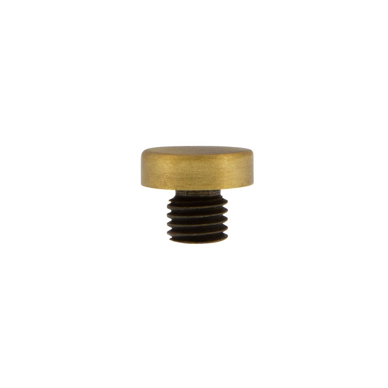 3.3mm Button Finial in Vintage Brass