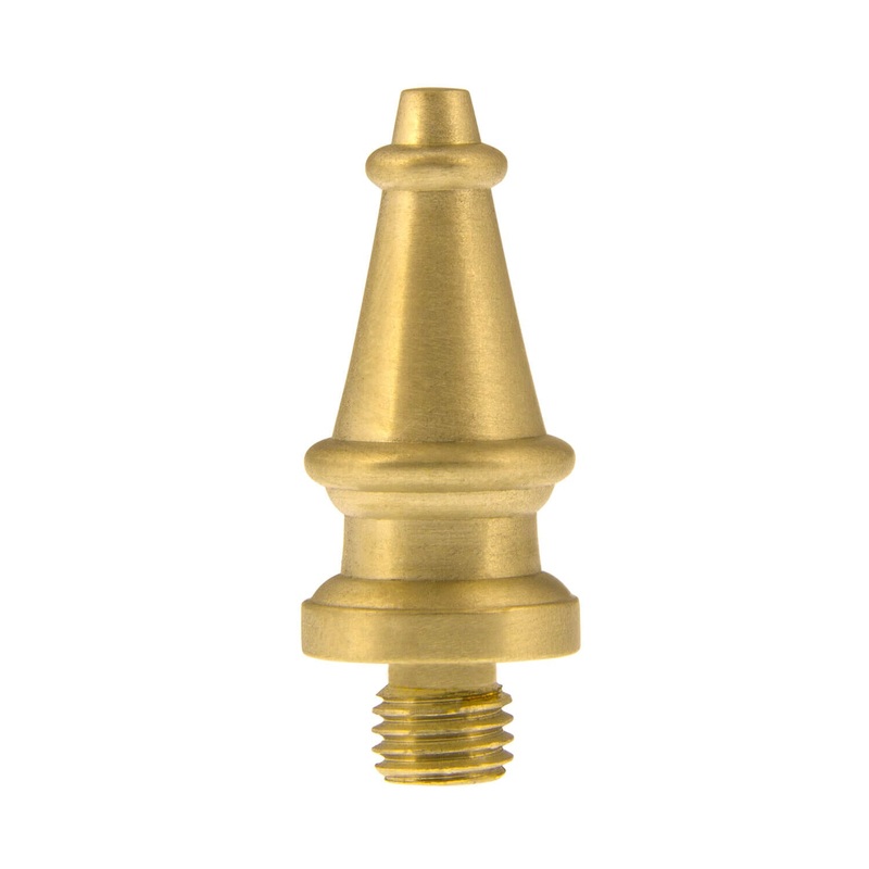 3.3mm Steeple Finial in Satin Brass