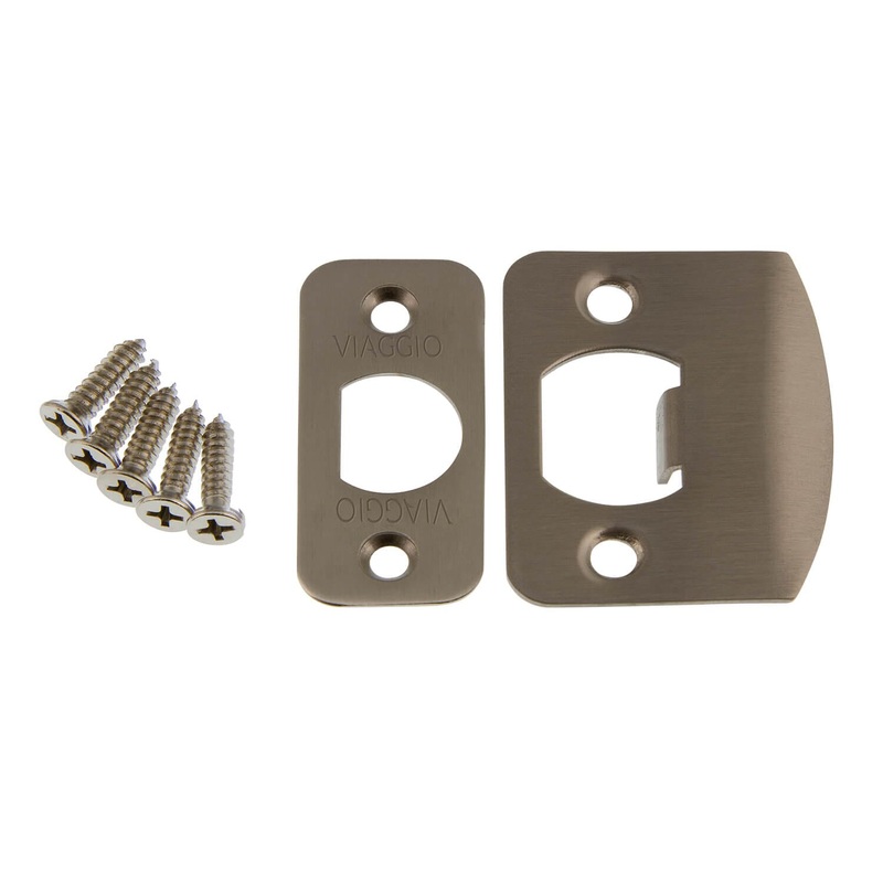 Round Latch Kit in Satin Nickel
