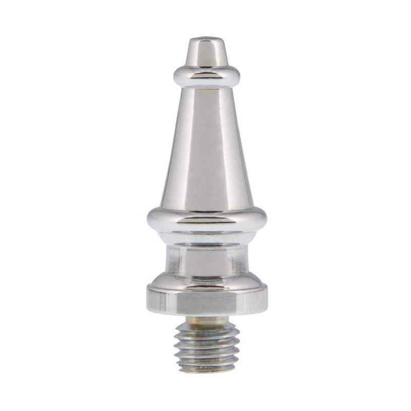 2.2mm Steeple Finial in Bright Chrome