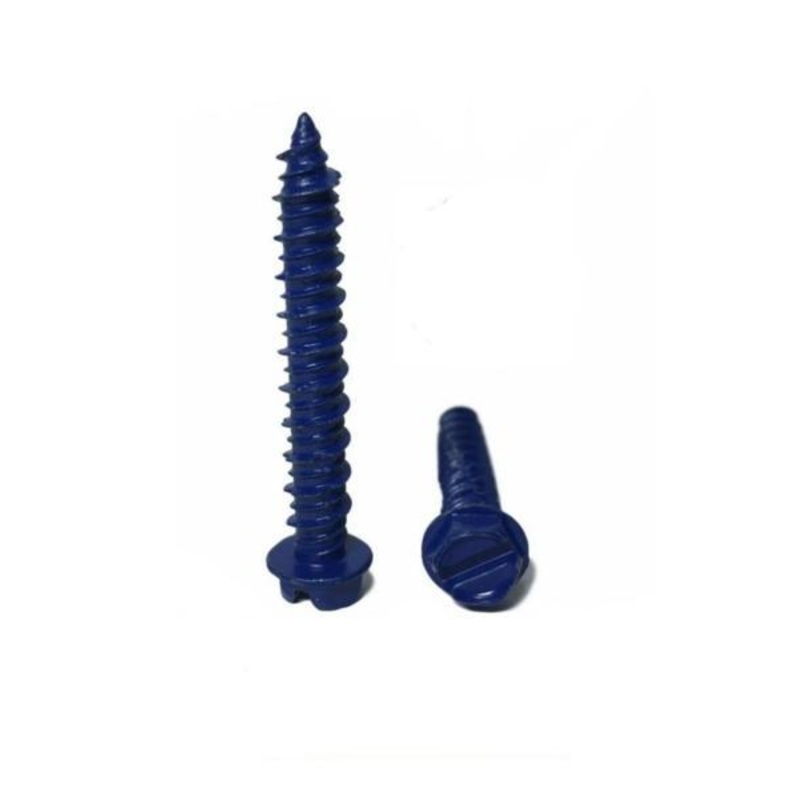3/16″ X 1-3/4″ Concrete Masonry Screw Anchors Tapcon Hex Head Default Title