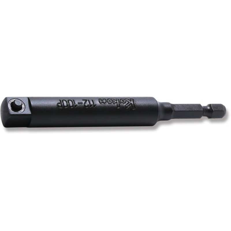 1/4 Hex Dr. Adaptor  3/8 Square Length 100mm Pin type