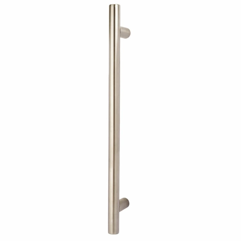 Altro 30mm T-Bar Door Pull Handle – Bolt Fix – 600mm Centres – Satin Stainless Steel