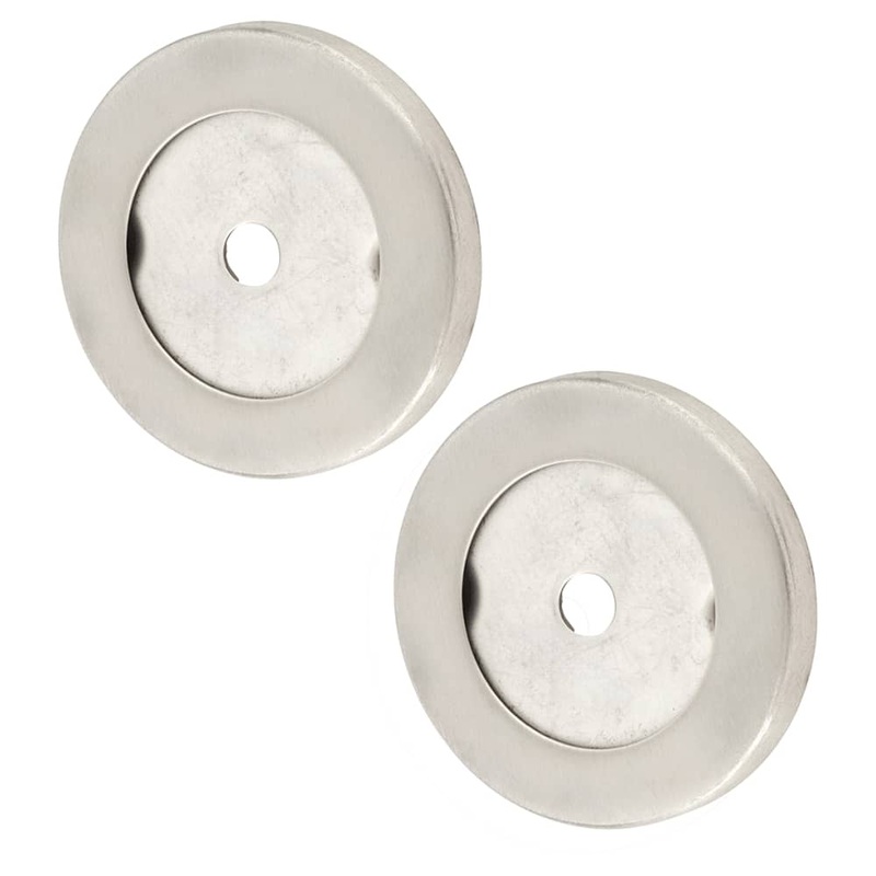 Altro Rose Set for 30mm Door Pull Handles – 52 x 6mm – Satin Stainless Steel