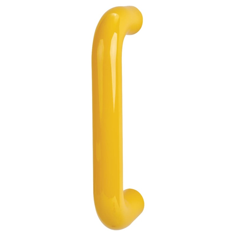 Hoppe AR602/220 Nylon D-Bar Door Pull Handle – Bolt Fix – 220mm c/c- Golden Yellow
