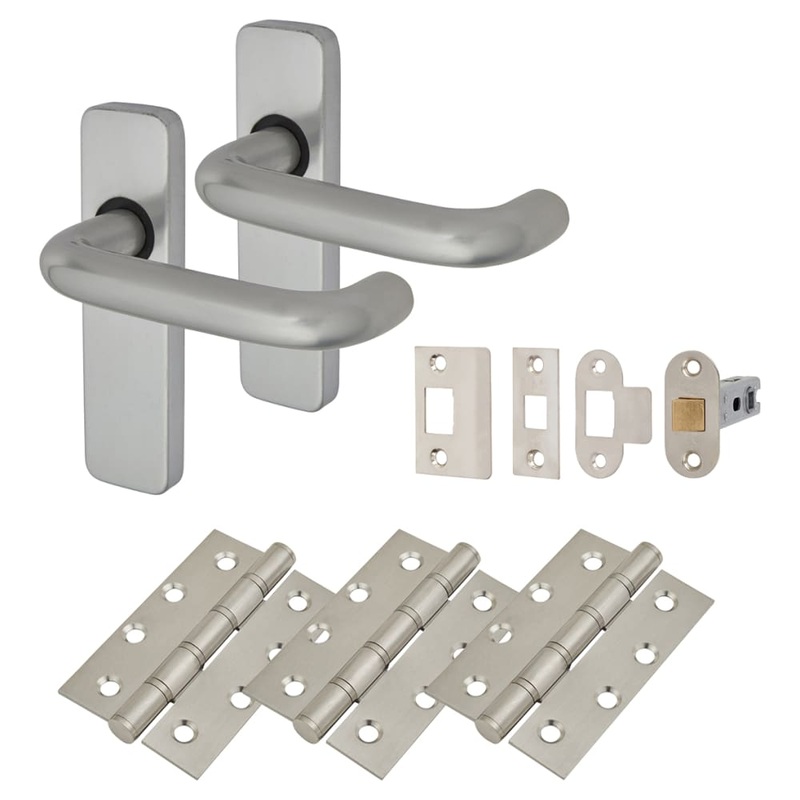Touchpoint Puma 19mm Return to Door Latch Door Handle Kit – Aluminium