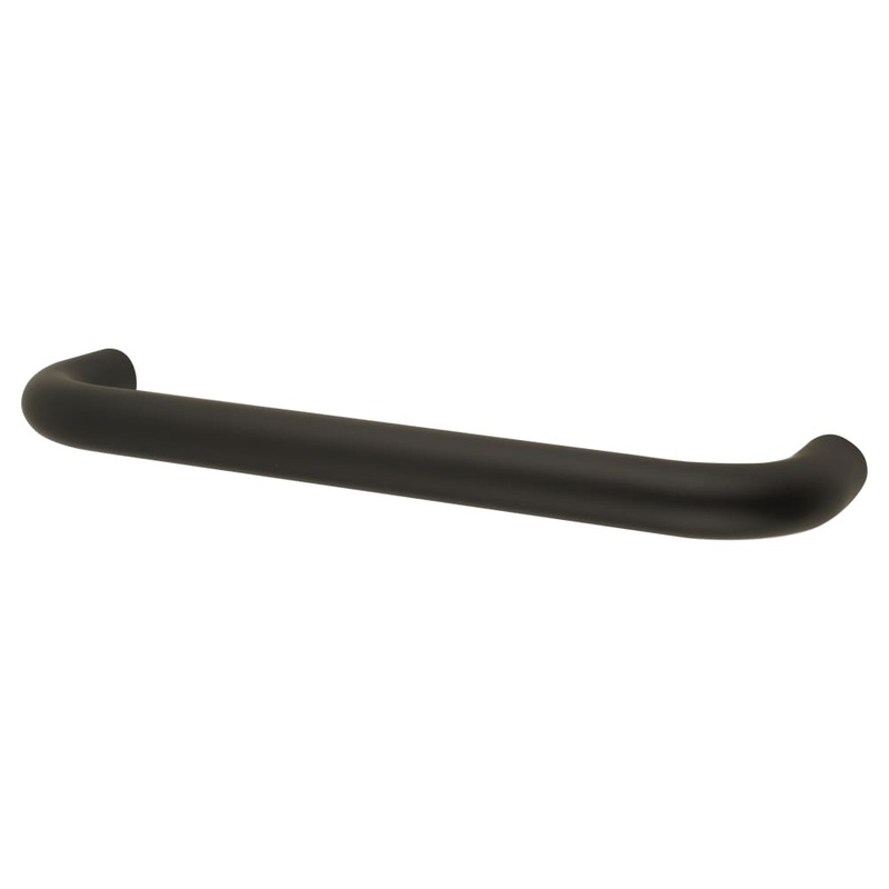 Altro 19mm D-Bar Door Pull Handle – Bolt Fix – 229mm Centres – Matt Black