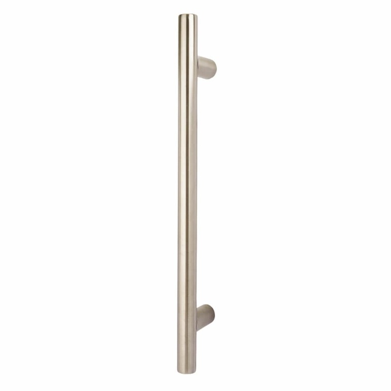 Altro 19mm T-Bar Door Pull Handle – Bolt Fix – 229mm Centres – Satin Stainless Steel