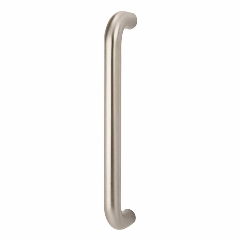 Altro 25mm D-Bar Door Pull Handle – Bolt Fix – 305mm Centres – Satin Stainless Steel