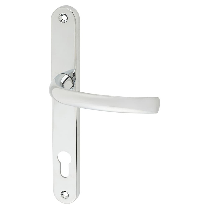 Arrone AR7550 uPVC Multipoint Door Handle – 92mm c/c – 70mm door – Polished Chrome