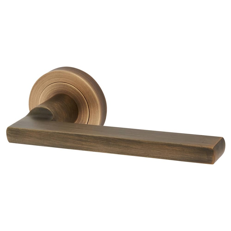 Carlisle Brass Trentino Door Handle on Rose – Antique Brass