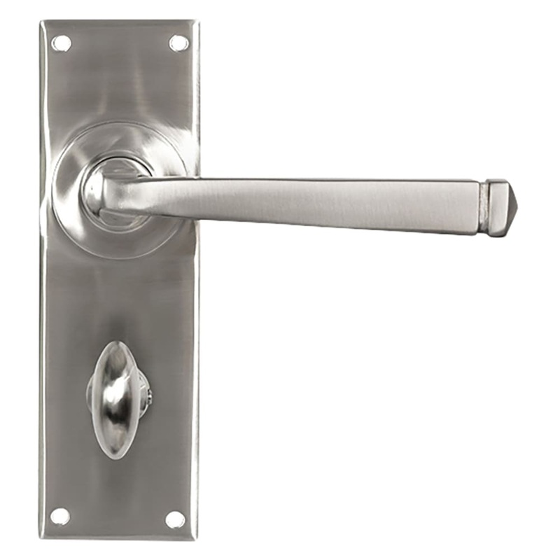 From The Anvil Avon Bathroom Door Handle – 152 x 48mm – Satin Stainless Steel