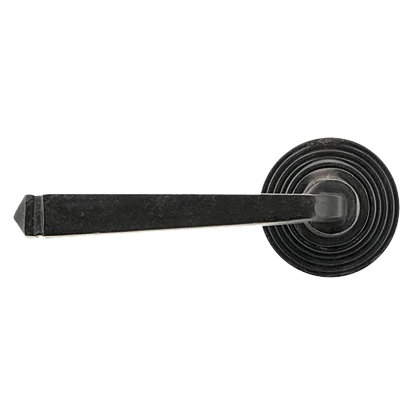 From The Anvil Avon Door Handle on Reeded Beehive Rose – External Beeswax