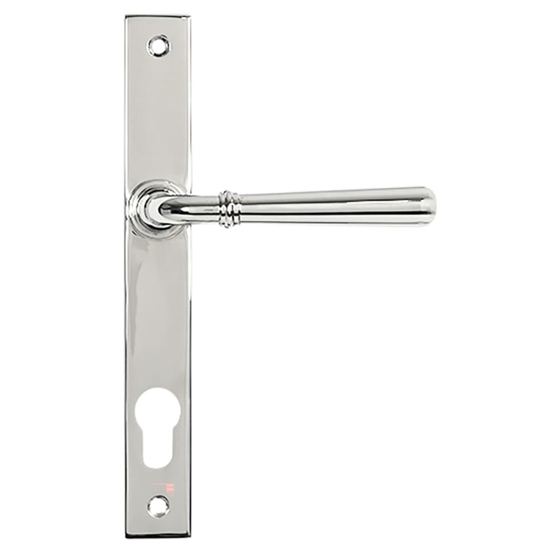 From The Anvil Newbury uPVC Slimline Multipoint Door Handle – 92mm c/c – Polished Stainless Steel