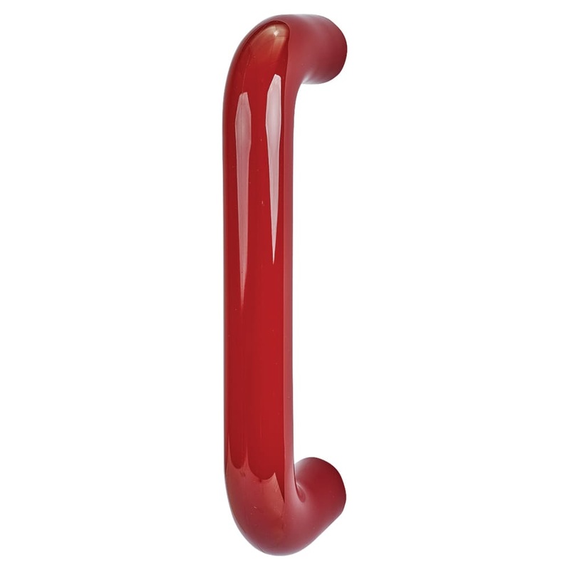 Hoppe AR602/300 Nylon D-Bar Door Pull Handle – Bolt Fix – 300mm c/c – Rouge Red