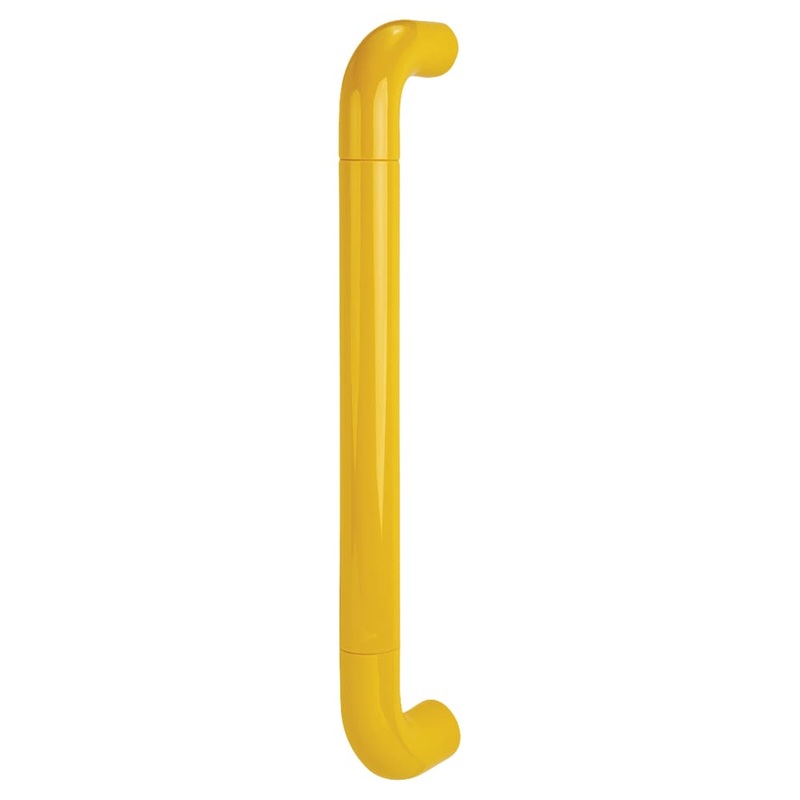 Hoppe AR602/425 Nylon D-Bar Door Pull Handle – Bolt Fix – 425mm c/c – Golden Yellow