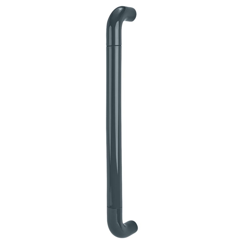 Hoppe AR602/600 Nylon D-Bar Door Pull Handle – Bolt Fix – 600mm c/c – Anthracite Grey