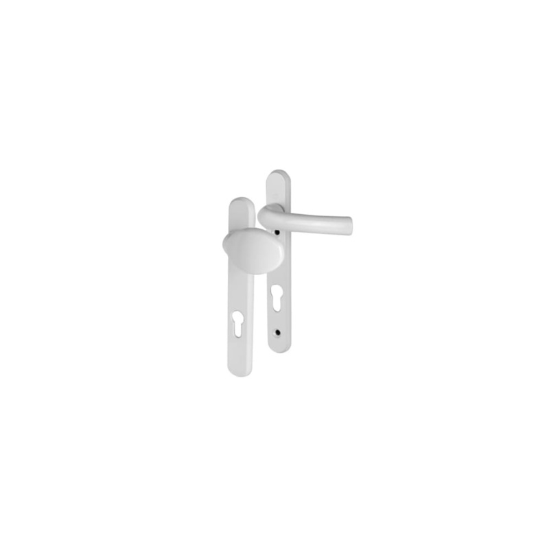 Hoppe Tokyo 76G/3370N uPVC Multipoint Lever/Pad Door Handle – 92mm c/c – White