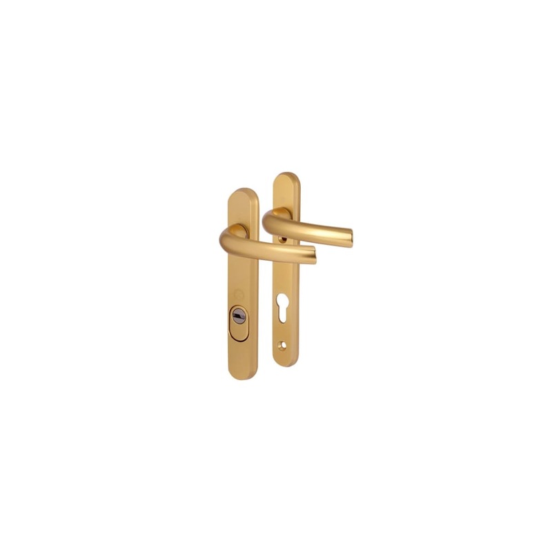 Hoppe Tokyo PAS24 uPVC Multipoint Door Handle – 92mm c/c – 60mm door – Gold