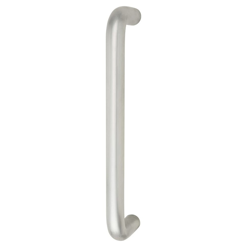 Touchpoint 19mm D-Bar Door Pull Handle – Bolt Fix – 225mm Centres – Satin Aluminium