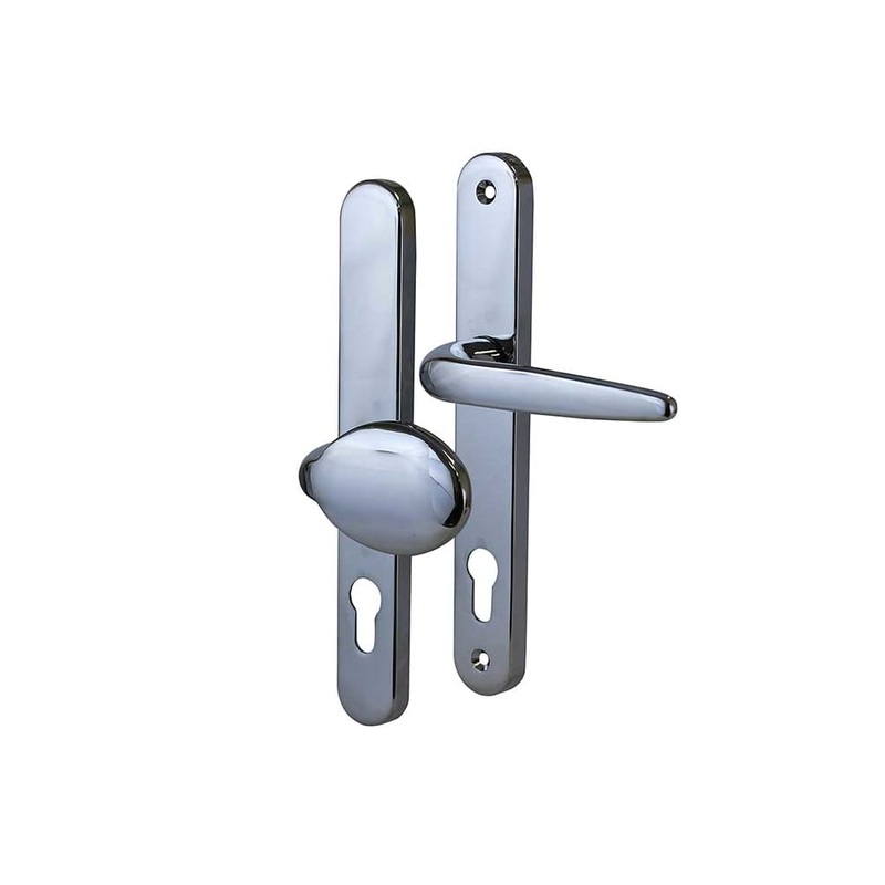 Trojan Sparta uPVC Multipoint Lever/Pad Door Handle – 92/62mm c/c – Chrome