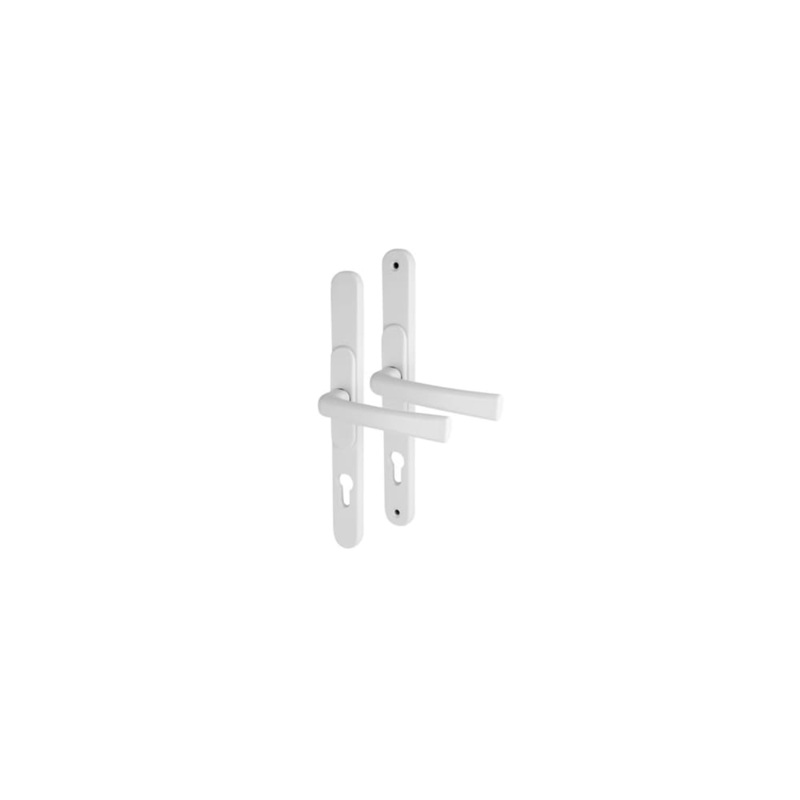 Adjustable uPVC Multipoint Door Handle – 59-96mm c/c – White