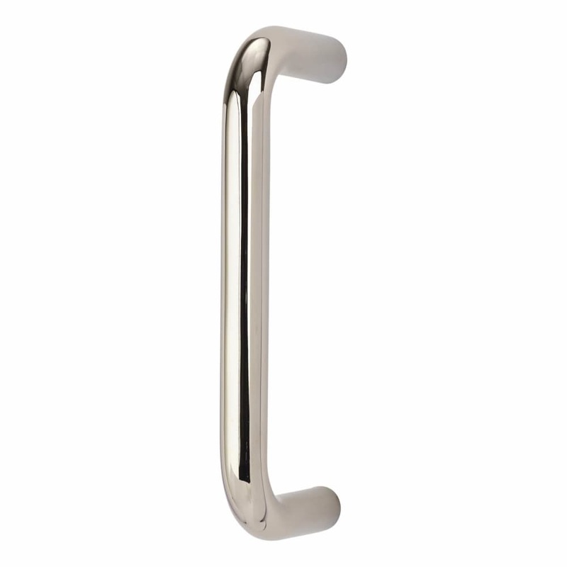 Altro 16mm D-Bar Door Pull Handle – Bolt Fix – 152mm Centres – Polished Stainless Steel