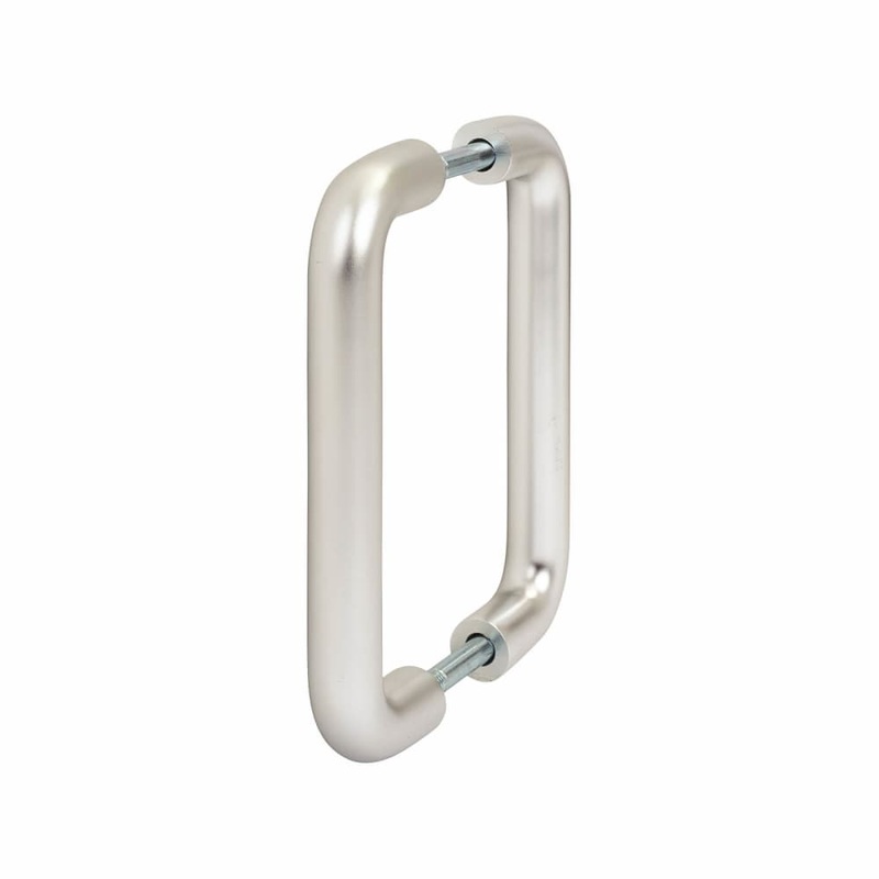 Altro 19mm D-Bar Door Pull Handle – Back to Back – 150mm Centres – Satin Aluminium