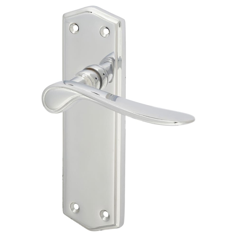 Altro Rome Latch Door Handle – 170 x 50mm – Polished Chrome