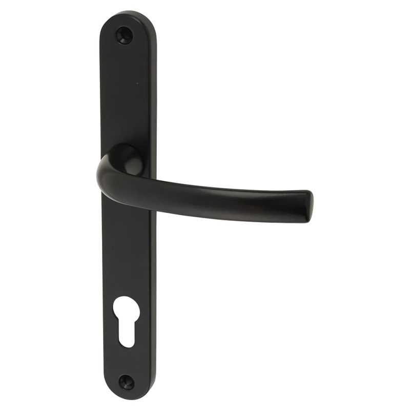 Arrone AR7550 uPVC Multipoint Door Handle – 92mm c/c – 70mm door – Black