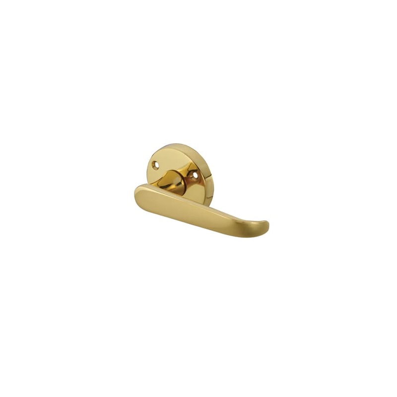Carlisle Brass Victorian Door Handle on Rose – Polished Brass