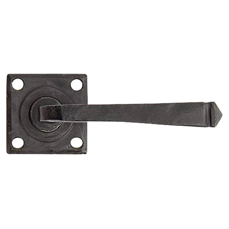 From The Anvil Avon Door Handle on Square Rose – External Beeswax