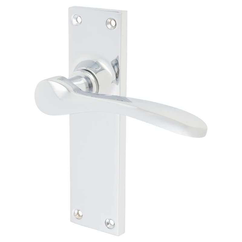 Hampstead Buckingham Latch Door Handle – 152 x 41mm – Polished Chrome