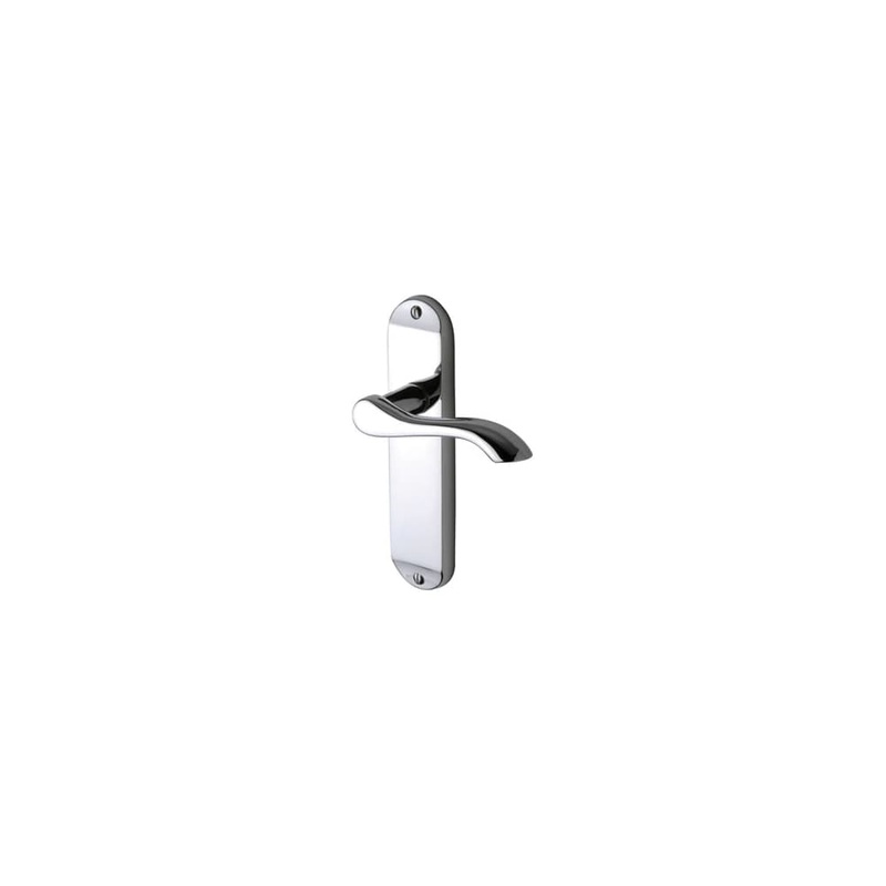 M Marcus Aurora Latch Door Handle – 183 x 42mm – Polished Chrome